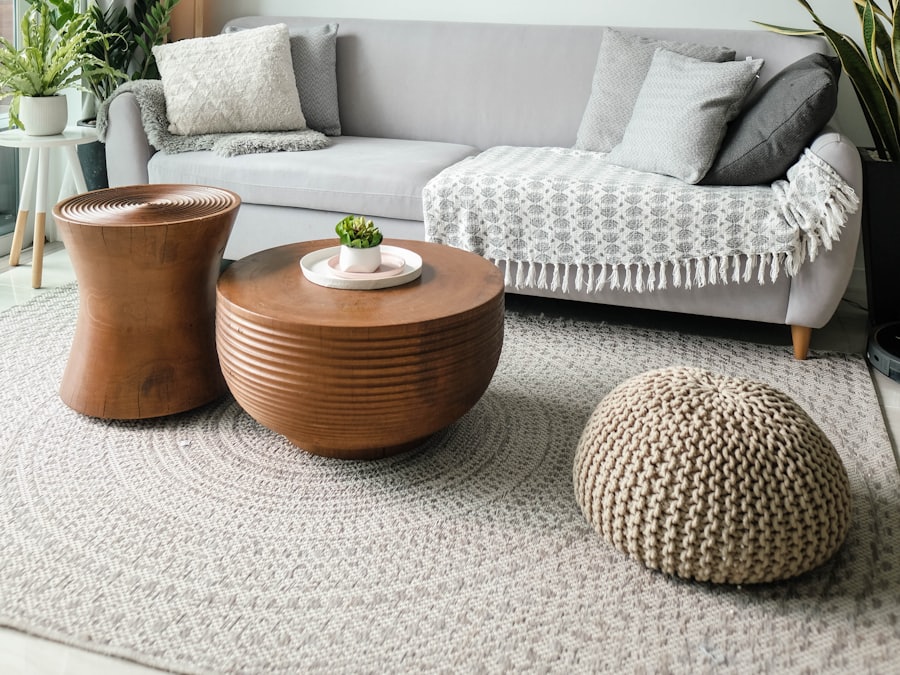 Styled living space from the Hearth & Hue staging portfolio